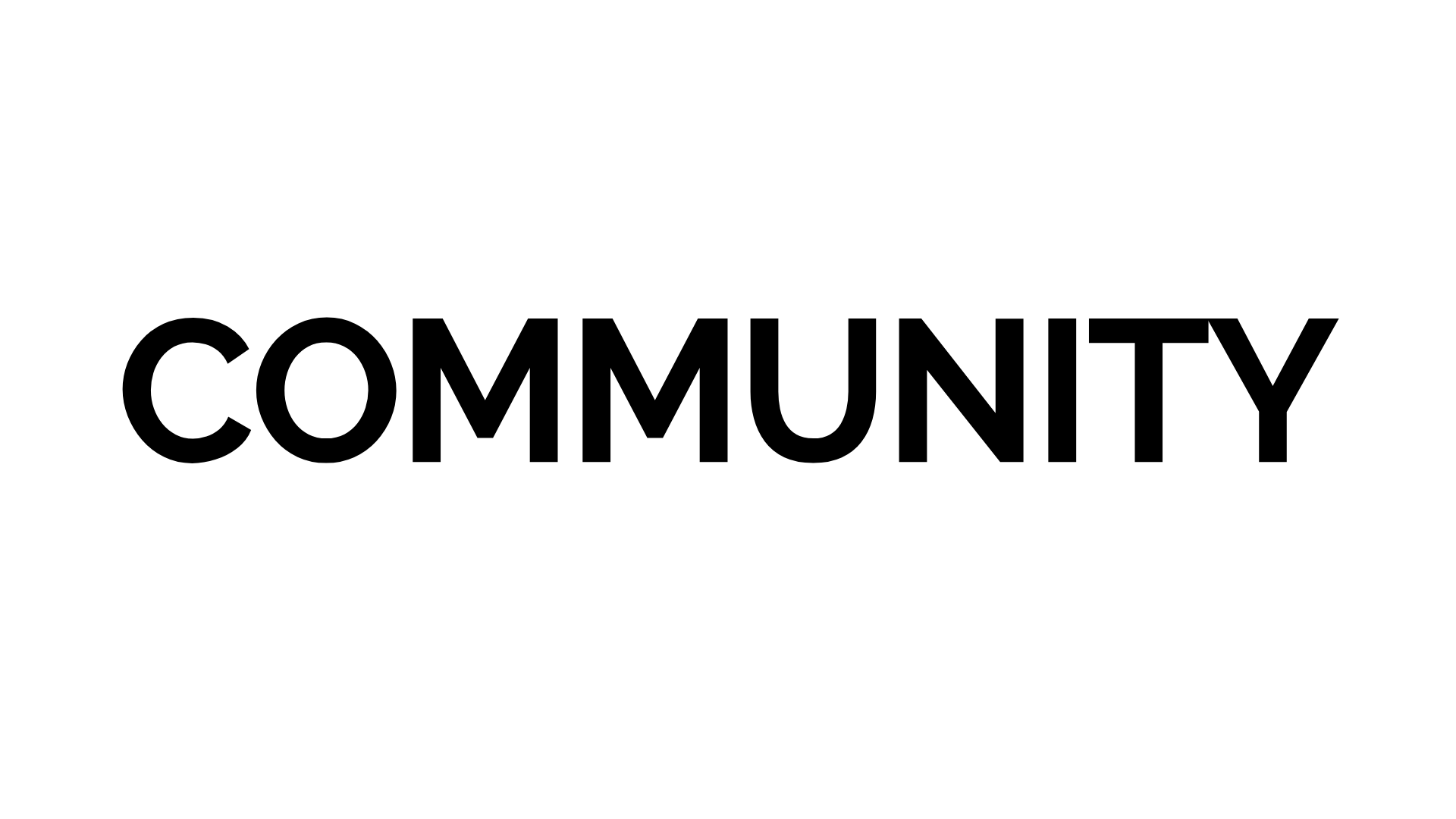 community navigation button